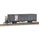 High-Sided Gondola - Ready to Run -- Rhaetian Railway RhB (Era VI, gray, white, red), G, LGB 40881