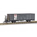 High-Sided Gondola - Ready to Run -- Rhaetian Railway RhB (Era VI, gray, white, red), G, LGB 40881