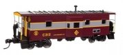 International Bay Window Caboose - Ready to Run -- Erie Lackanwanna C312, HO, WalthersMainline 8676