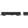 NP 40′ Drop-Bottom Gondola 6-Pack - Ready to Run -- Northern Pacific Set 1 (black, white, Pulpwood Service), HO, Rapido Trains
