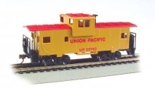 36′ Wide-Vision Caboose - Ready to Run - Silver Series(R) -- Union Pacific, HO, Bachmann Industries 17701