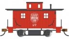 Wood 4-Wheel Bobber Caboose - Ready to Run - Silver Series(R) -- East Broad Top 27 (red), HO, Bachmann Industries 18411