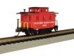 Old-Time Wood Bobber Caboose - Ready to Run -- Western Maryland 1200 (red, black), N, Bachmann Industries 15755