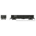 NP 40′ Drop-Bottom Gondola 6-Pack - Ready to Run -- New Haven Set 1 (black), HO, Rapido Trains Inc 163015