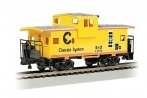36′ Wide-Vision Caboose - Ready to Run - Silver Series(R) -- Chessie System, HO, Bachmann Industries 17709