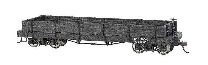 Wood Gondola - Spectrum(R) -- Data Only (black), On30, Bachmann Industries 27298