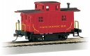 Wood 4-Wheel Bobber Caboose - Ready to Run - Silver Series(R) -- Cass Scenic Railroad, HO, Bachmann Industries 18445