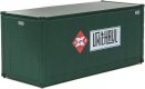 20′ Smooth-Side Container with Right Side Door 2-Pack - Ready to Run -- Railway Express Agen, HO, Walthers SceneMaster 8681