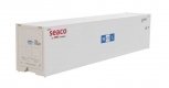 40′ Hi-Cube Smooth-Side Reefer Container - Assembled -- Mitsui Overseas Lines - SEACO/MOL (w, HO, Walthers SceneMaster 8365