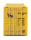 45′ CIMC Container - Assembled -- Antillean Line (yellow, black, blue, red), HO, Walthers SceneMaster 8551