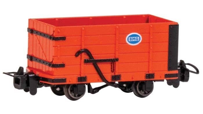 Narrow Gauge High-Side Gondola - Ready to Run -- Red, HOn30, Bachmann Industries 77304