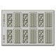 Cottage Doors - 6 pcs 11X24mm - HO-OO - Proses D-003
