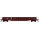 52`6` 15-Panel Mill Gondola - Medium Dented Sides - Ready to Run -- Louisville & Nashville 174130 (Boxcar Red, white), N, Blufor