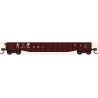 52`6` 15-Panel Mill Gondola - Medium Dented Sides - Ready to Run -- Louisville & Nashville 174130 (Boxcar Red, white), N, Blufor