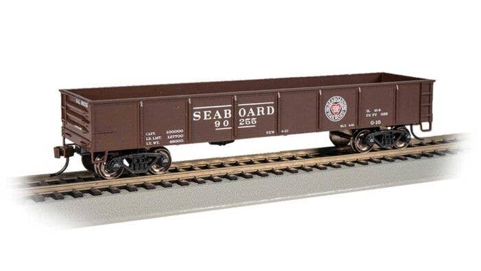 40′ Gondola - Ready to Run - Silver Series(R) -- Seaboard Air Line 90255 (Boxcar Red, Heart Logo), HO, Bachmann Industries 172