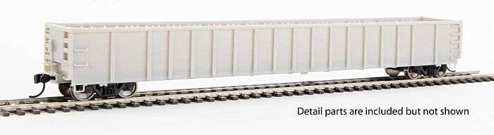 68′ Railgon Gondola - Ready To Run -- Undecorated, HO, WalthersMainline 6400