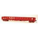 War Emergency Composite Mill Gondola - Plastic Kit -- Undecorated (Includes Decals for PRR, NYC), HO, Tichy Train Group 40414
