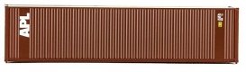 53′ Singamas Corrugated-Side Container - Ready to Run -- Canadian National (gray, red CN Int, HO, Walthers SceneMaster 8513