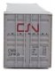 53′ Singamas Corrugated-Side Container - Ready to Run -- Canadian National (gray, red CN Int, HO, Walthers SceneMaster 8513