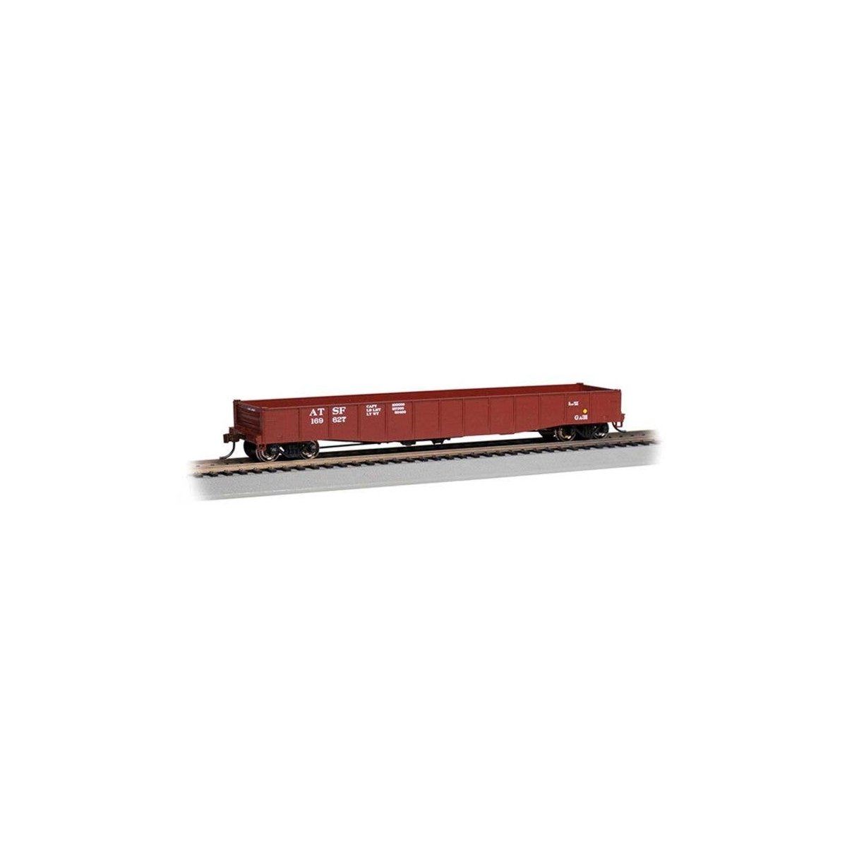ACF 50`6` Drop-End Gondola - Ready to Run - Silver Series(R) -- Santa Fe (Boxcar Red, Reporting Marks Only), HO, Bachmann Indust