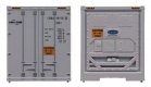 40′ Hi Cube Smooth Side Reefer Container - Assembled -- CMA-CGM, HO, Walthers SceneMaster 8357