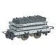 Narrow Gauge Slate Gondola w/Load - Ready to Run -- 178 (gray), HOn30, Bachmann Industries 77307