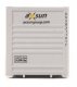 53′ Singamas Corrugated-Side Container - Assembled -- Axsun (gray, yellow, black), HO, Walthers SceneMaster 8527