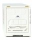 40′ Hi-Cube Smooth-Side Reefer Container - Assembled -- Dole (white, red, blue), HO, Walthers SceneMaster 8359