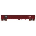52`6` Corrugated-Side Gondola - Ready to Run - Value Line -- Norfolk Southern (Ex-MP, Boxcar Red, Eagle Buzz Saw Logo), HO, Inte