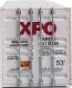 53′ Singamas Corrugated-Side Container - Assembled -- XPO Logistics (white, black, red), HO, Walthers SceneMaster 8531