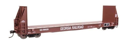 50′ Sieco Pulpwood Flatcar - Ready to Run -- Georgia Railroad 56020, HO, WalthersProto 104521