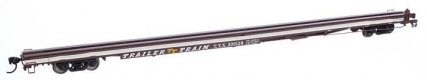85′ General American G85 Flatcar - Ready to Run -- TTX (Brown) 300129, HO, WalthersMainline 5563