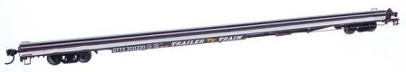 85′ General American G85 Flatcar - Ready to Run -- GTTX (Brown) 300330, HO, WalthersMainline 5551