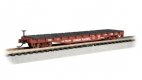 52′ Steel Flatcar - Ready to Run -- Pennsylvania Railroad 475465 (Tuscan), N, Bachmann Industries 17353