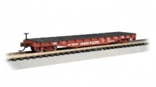 52′ Steel Flatcar - Ready to Run -- Pennsylvania Railroad 475465 (Tuscan), N, Bachmann Industries 17353
