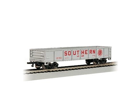 40′ Gondola - Ready to Run - Silver Series(R) -- Southern Railway (silver, red), HO, Bachmann Industries 17204
