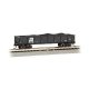 40′ Steel Gondola with Load - Ready to Run -- Burlington Northern 500043 (black), N, Bachmann Industries 17252