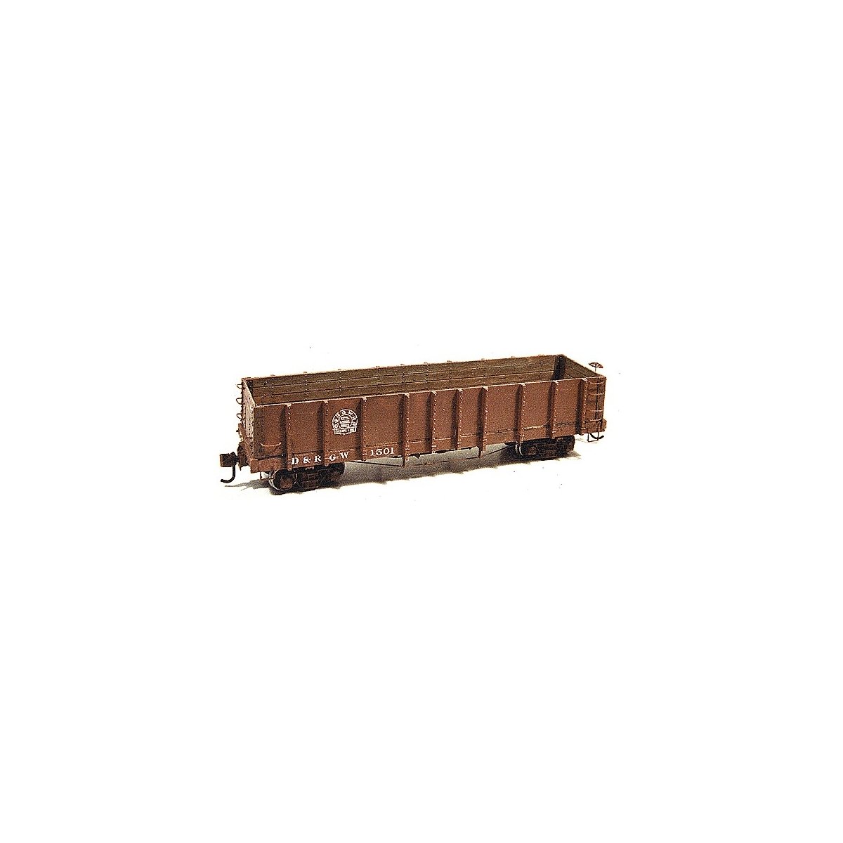 HOn3 High-Side Gondola -- Denver & Rio Grande Western, HOn3, Durango Press 112
