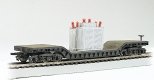 52′ Depressed Center Flatcar -- With Transformer Load, HO, Bachmann Industries 18348