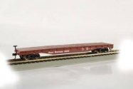 52′ Flatcar - Ready to Run - Silver Series(R) -- Great Northern 65226 (Boxcar Red), HO, Bachmann Industries 17305