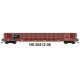 52`6` Corrugated Gondola - Ready to Run -- Norfolk Southern 6 (Ex-Missouri Pacific, Restenciled Boxcar Red), N, Trainworx Inc 25