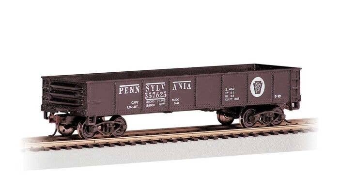 40′ Gondola - Ready to Run - Silver Series(R) -- Pennsylvania Railroad 357625 (Tuscan, Shado, HO, Bachmann Industries 17202