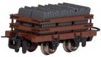 Narrow Gauge Slate Gondola w/Load - Ready to Run -- Brown, HOn30, Bachmann Industries 77316