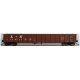 Thrall 52` 6` Steel Gondola - Ready to Run -- Louisville & Nashville 2 (Boxcar Red, white), N, Trainworx Inc 2520902