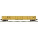 Evans 52′ Gondola - Ready to Run -- Amtrak 13340 (yellow, black Yellow Conspicuity Marks), N, Atlas Model Railroad Co. 5000467