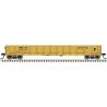 Evans 52′ Gondola - Ready to Run -- Amtrak 13340 (yellow, black Yellow Conspicuity Marks), N, Atlas Model Railroad Co. 5000467
