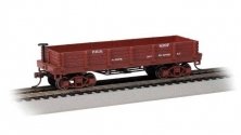 Old-Time Wood Gondola - Ready to Run -- Pennsylvania Railroad 8397 (Boxcar Red), HO, Bachmann Industries 15406