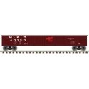 42′ Steel Gondola w/Cement Container Load - Ready to Run - Master(R) -- Missouri-Kansas-Texas 43385 (Boxcar Red, white), N, Tr