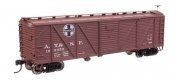 40′ ARA Single Sheathed Boxcar - Ready to Run -- Santa Fe 124350, HO, WalthersMainline 40703