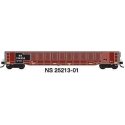52`6` Corrugated Gondola - Ready to Run -- Norfolk Southern 1 (Ex-Missouri Pacific, Restenciled Boxcar Red), N, Trainworx Inc 25